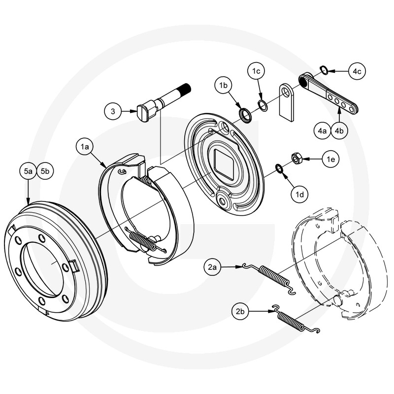Blue Print ADN14142 Kit Ganasce Freno Posteriori, Nuovo, Ricambio Auto Originale, Montaggio Facile - 4