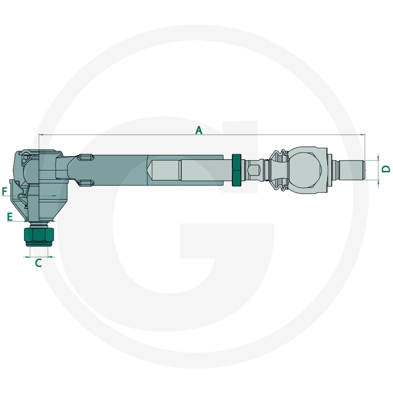 1.19005 DT Spare Parts Testina sterzo Calibro conico 30 mm, M24 x 1,5, Assale anteriore | Inserisca subito un ordine