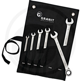 GRANIT BLACK EDITION Serie di chiavi combinate a cricco